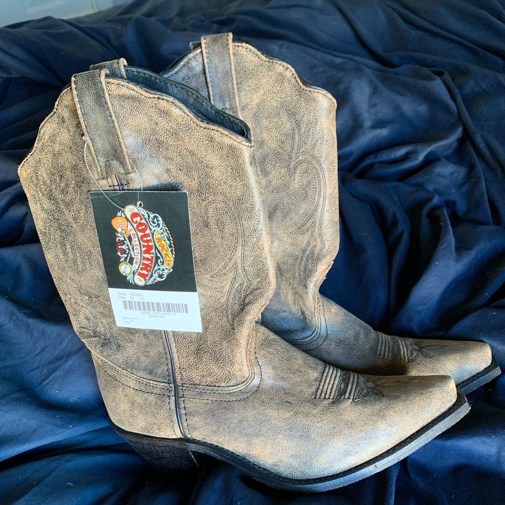 Rock Country Collection Women’s Cowboy Boots 10W